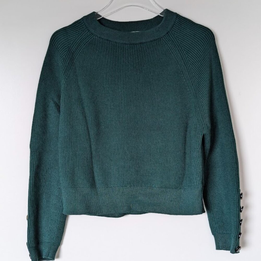 Sezane Sami Jumper in Bottle Green size XL - Picture 3 of 6